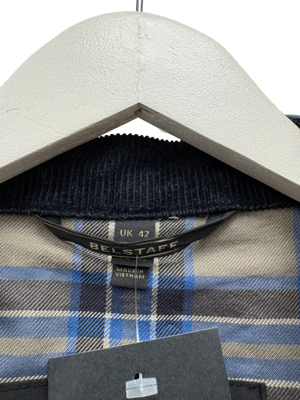 Belstaff Blue Waxed Kelland Jacket UK XL