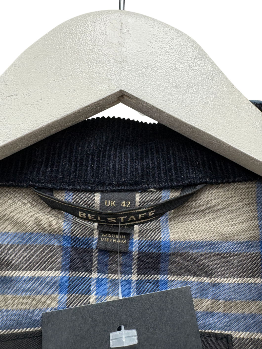 Belstaff Blue Waxed Kelland Jacket UK XL