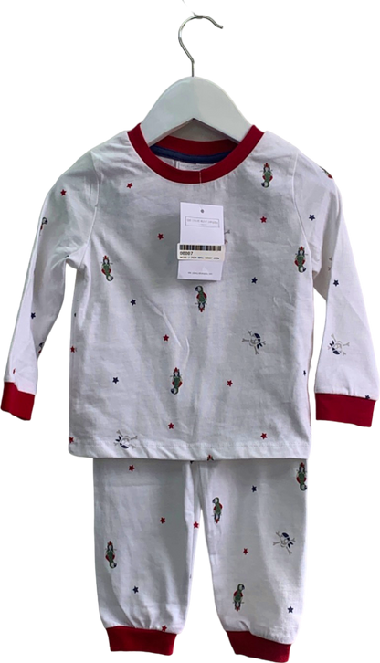 The White Company Multi Parrot Print Pyjama 1-1.5 Yrs