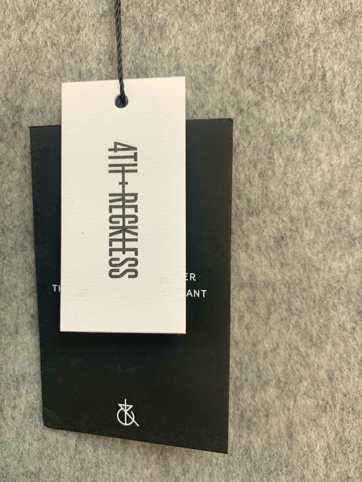 4th & Reckless Grey Mable Skirt UK 6