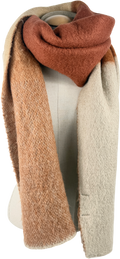 ZARA Brown Chunky Knit Scarf UK M