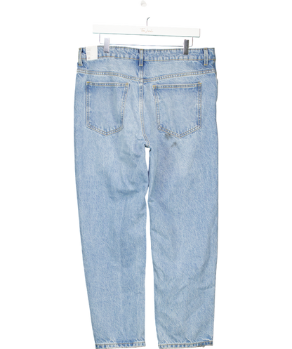 MANGO Blue Mom High Rise Jeans UK 16