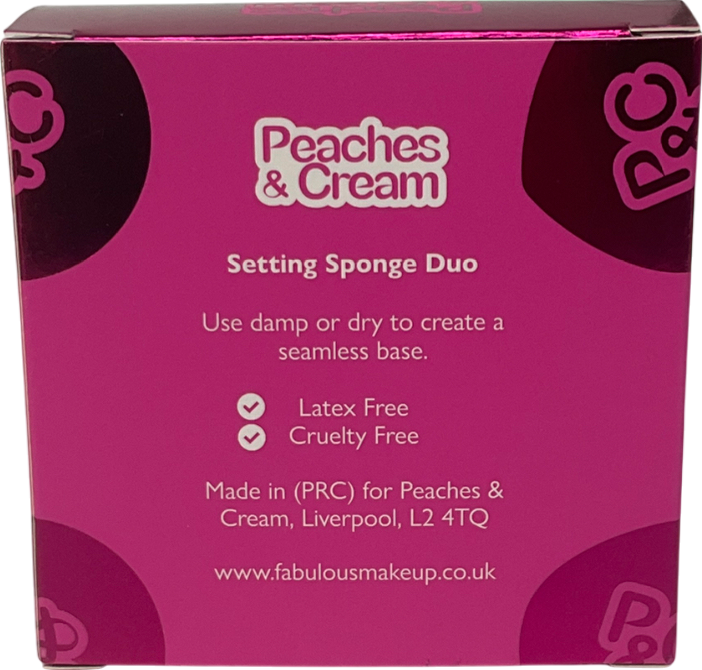 peaches amd cream The Setting Sponge Duo One size