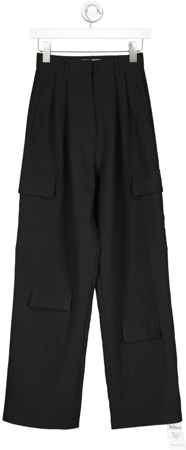 Bayse Black Taryn Pocket Pant UK 6