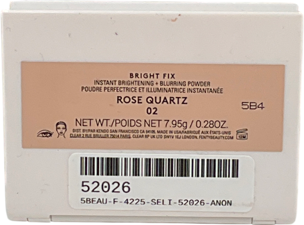 Fenty Bright Fix Instant Brightening & Blurring Powder Rose Quartz 02 8g