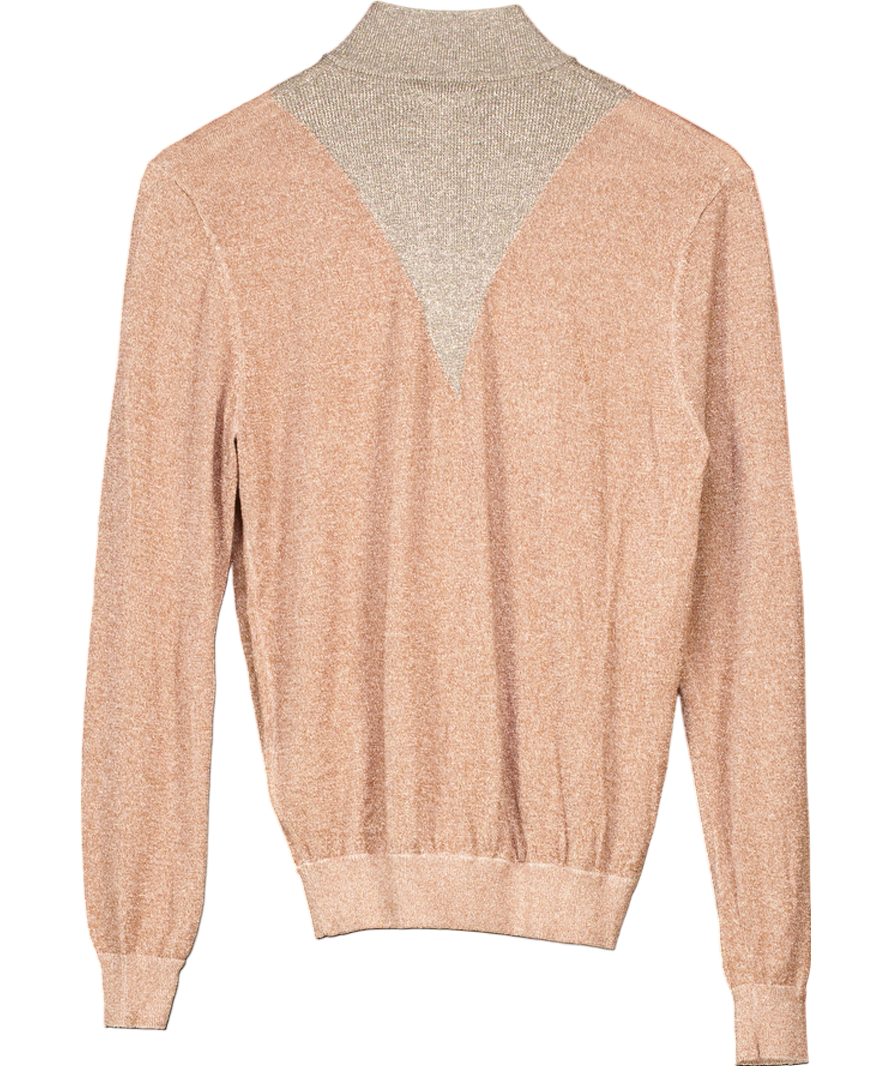 Bellerose Metallic Dilar Sparkle Zip Through Top UK XS/S