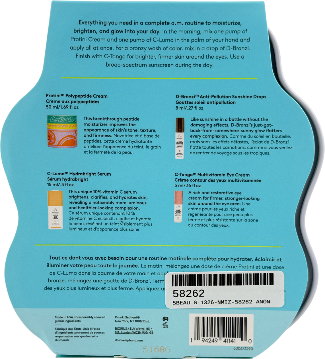 Drunk Elephant Daytime Exhibit Morning - Skincare Set