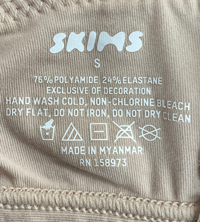 SKIMS Beige Fits Everybody Triangle Bralette - Clay UK S