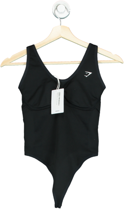 Gymshark Black Lift Contour Seamless Bodysuit UK XS