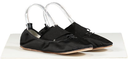 Repetto Black GIANNA BALLET FLATS - SATIN  UK 6 EU 39 👠