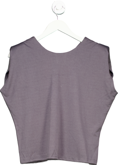 Dazy Grey Sleeveless Top UK S