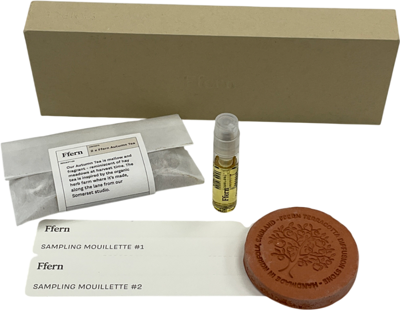 Ffern Cream Autumn Organic Perfume Sample Set One Size