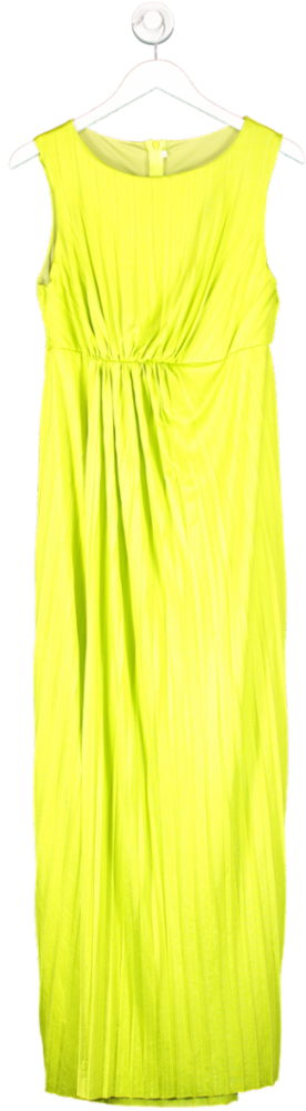 Ador Green Pleat Detail Wrap Dress UK S