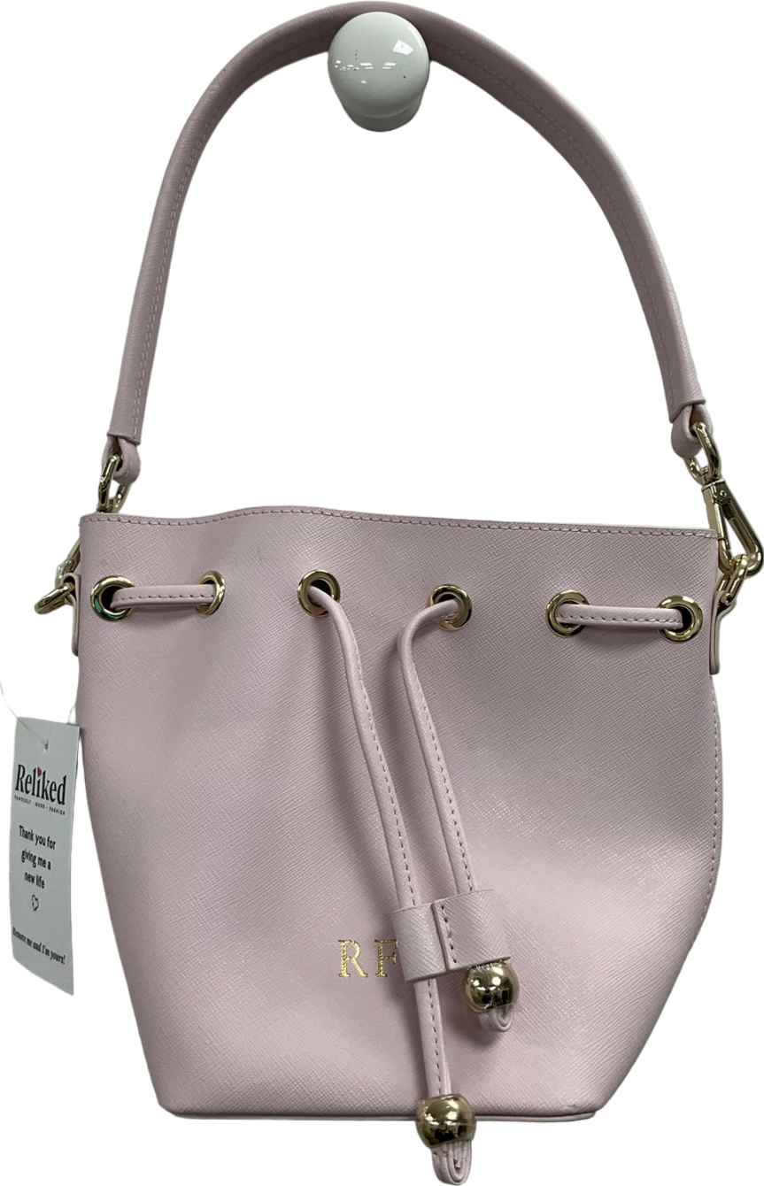 The Daily Edit Pink Personalised RF Top Handle Bag One Size