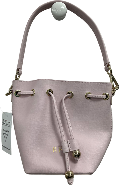 The Daily Edit Pink Personalised RF Top Handle Bag One Size