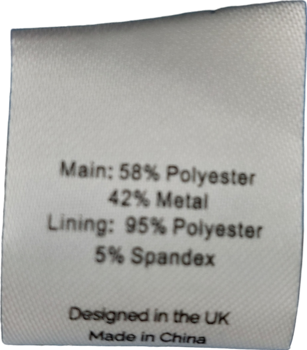 SLA the label Blue Cleo Blazer Dress UK S