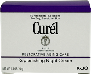 Curel Replenishing Night Cream For Dry, Sensitive Skin 40g