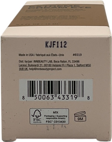 INBEAUTY Extreme Cream Firming & Contouring Refillable Eye Cream 15ml