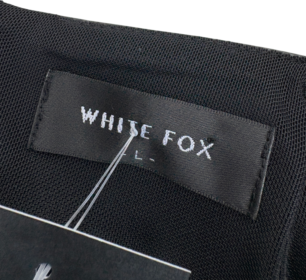 White Fox Black Forever Wanting Midi Dress UK L
