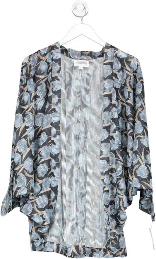 Iland Co Blue Alise Cocoon Kimono UK XS/S
