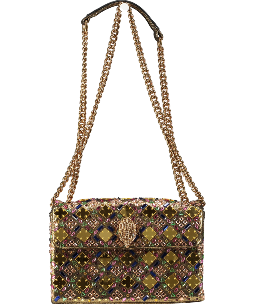 Kurt Geiger Metallic Medium Kensington Bag