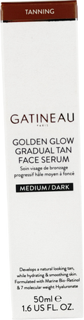 GATINEAU Golden Glow Gradual Tan Face Serum Medium/dark 50ml