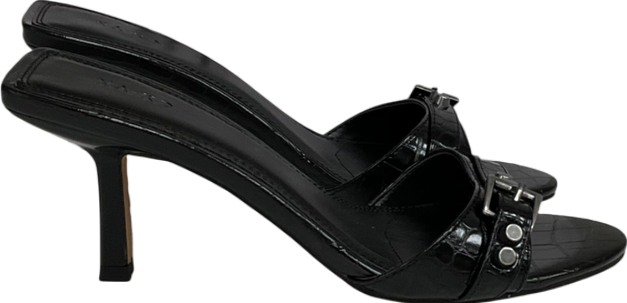 NA-KD Black Hardware Detailed Mules UK 4 EU 37 👠