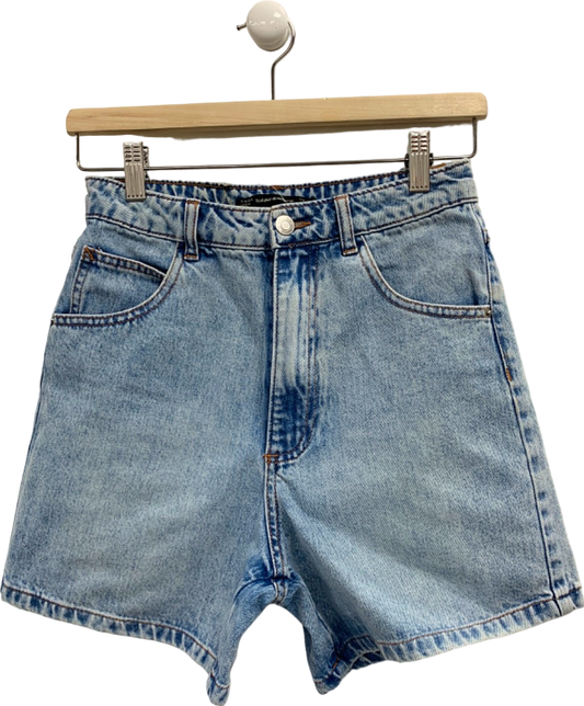 Zara Light Blue Denim Shorts UK 6