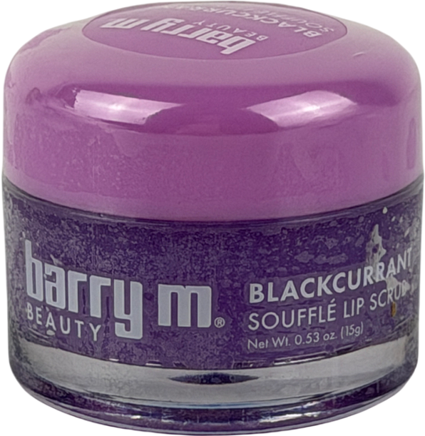 Barry M Souffl Lip Scrub Blackcurrant 15g