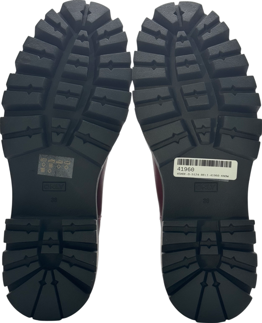 Only Burgundy Chelsea Boots UK 5 EU 38 👠