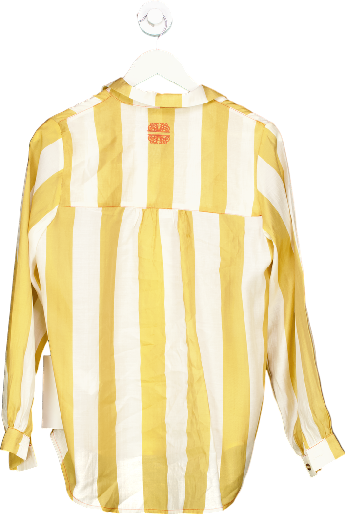 Never Fully Dressed Camel Stripe Miley Shirt UK 6