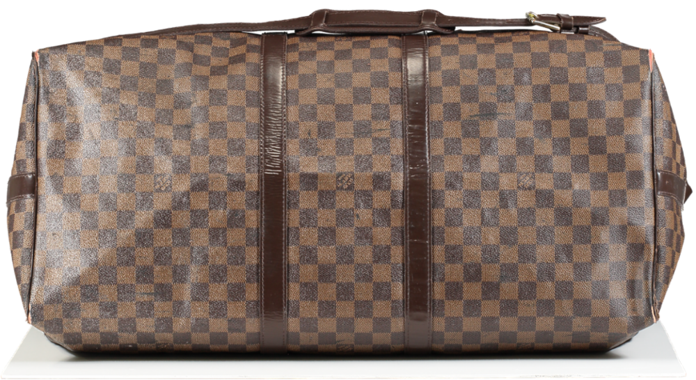 Louis Vuitton Brown Keepall Bandoulière 55 Weekend Bag