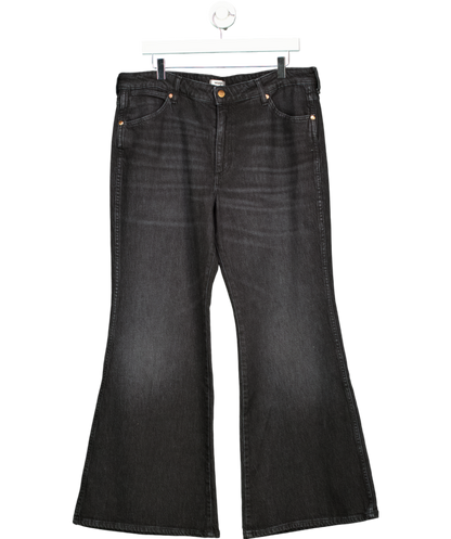 Wrangler Black Wanderer 622 High Rise Flare Jeans W34