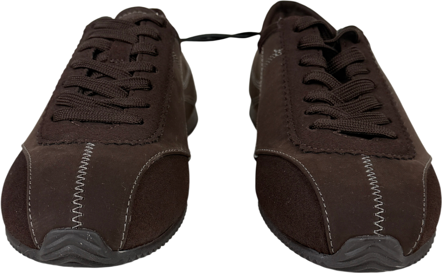 M&S Brown Retro Running Trainers UK 5 EU 38 👠