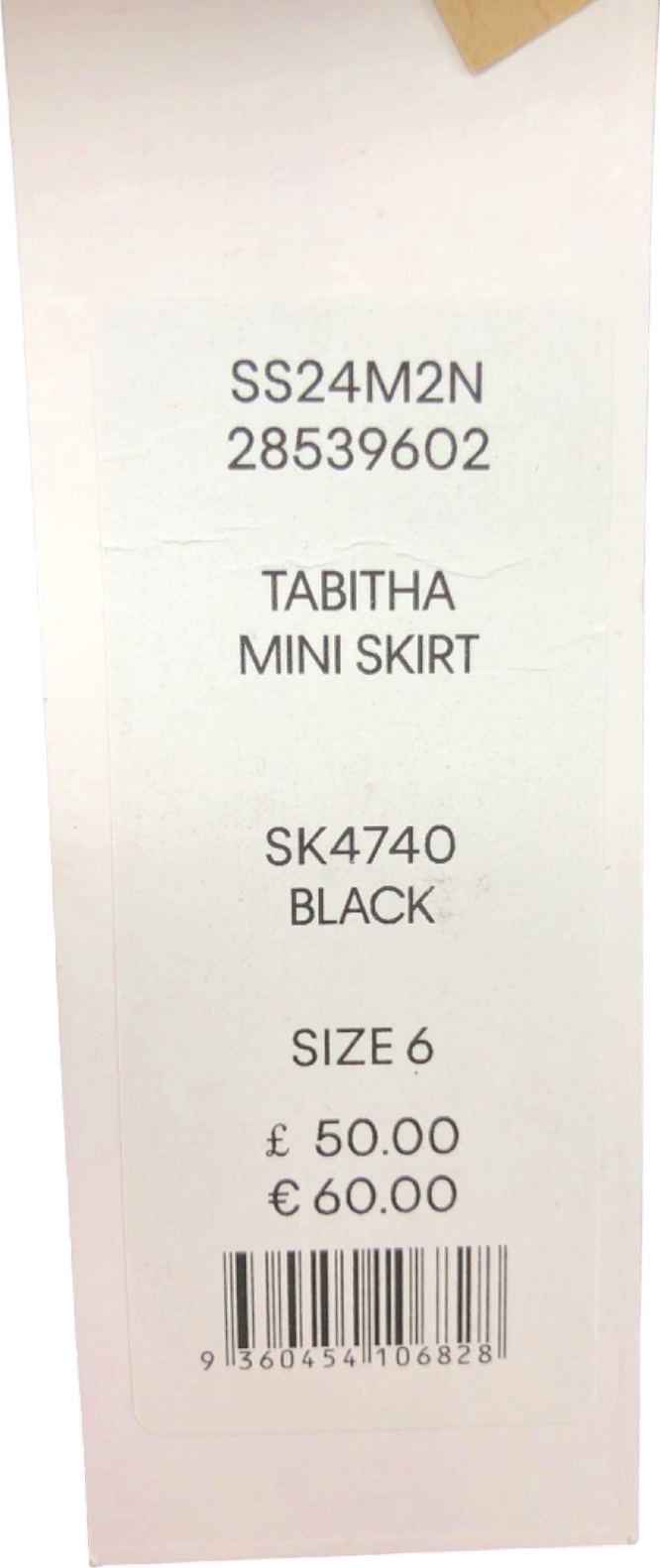 Forever New Black Tabitha Mini Skirt UK Size 6