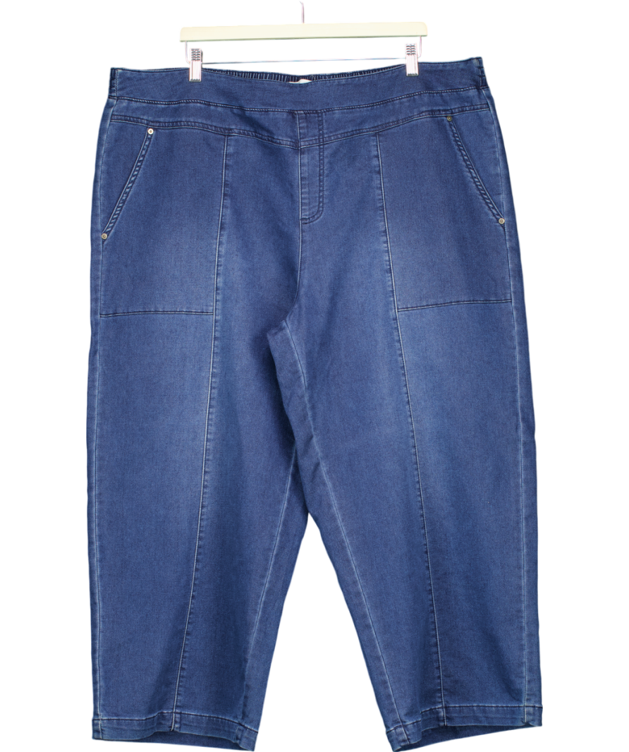 Virtuelle Blue Elasticated Waist Jeans UK 24