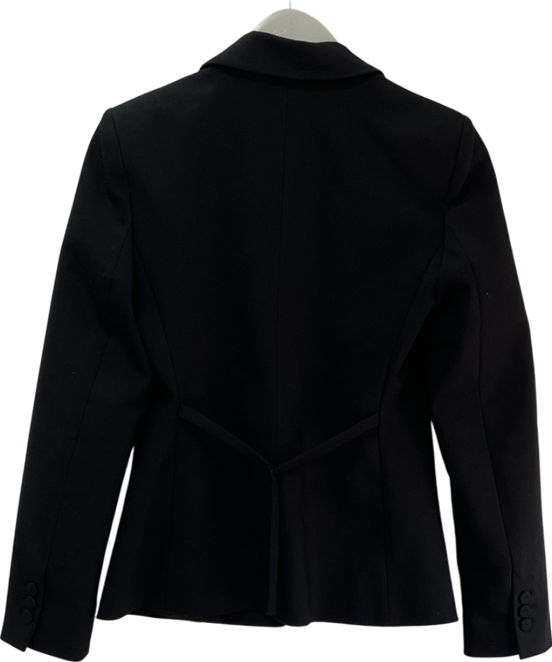 MANGO Black Suit Jacket With Buttons UK S