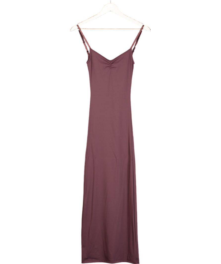 My mum made it Purple Stretch Midi Dress UK XS