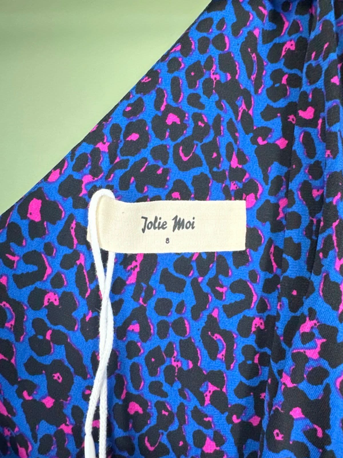 Jolie Moi Multicolour Leopard Print Maxi Dress 8