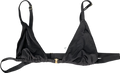 SKIMS Black Mesh Adjustable Strap Bikini Top UK XXL
