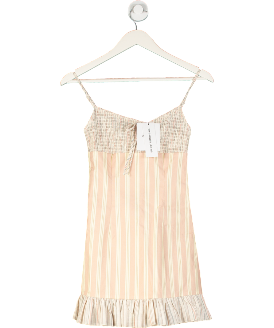 With Jean Nude Junie Dress UK XS