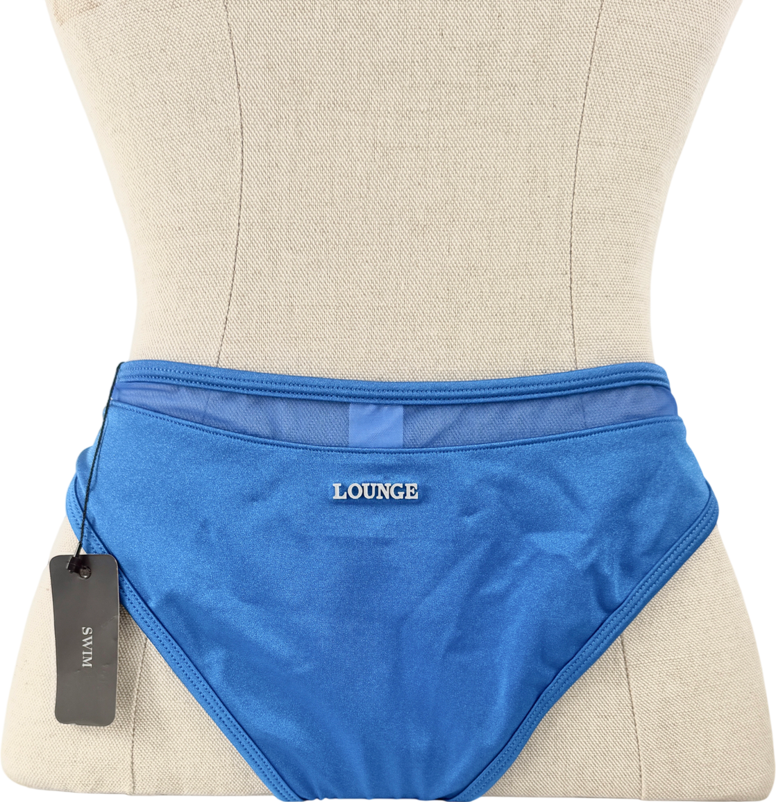Lounge Blue Malibu Mesh Swim Briefs UK M