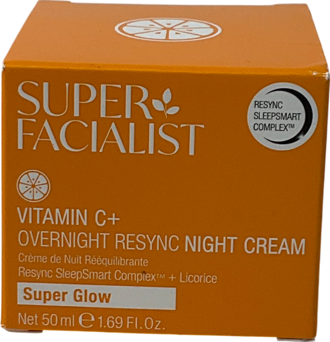 Super Facialist Overnight Resend Night Cream Super Glow 50ml
