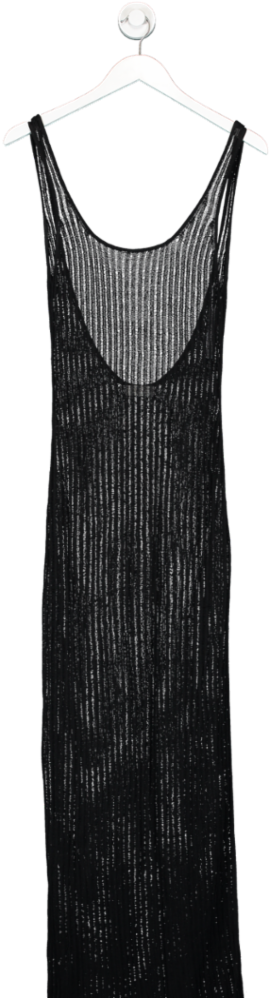 Meshki Black Cover Up Maxi Dress UK S