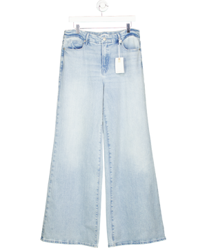 Good American Blue Good Waist Palazzo Jeans W32