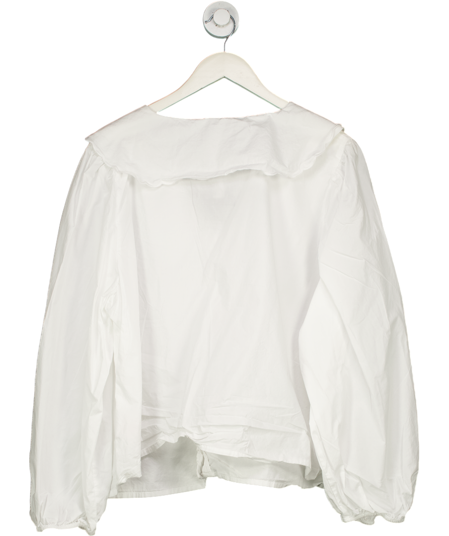 Nobody's Child White Birdie Cotton Blouse UK 24