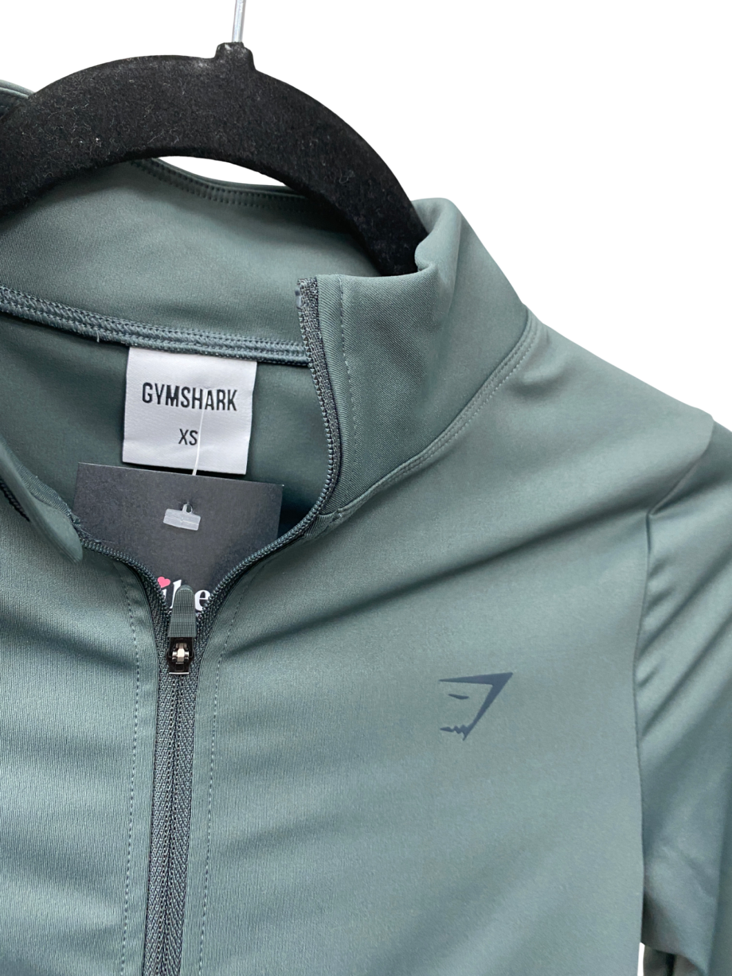 gymshark Green Elevate Slim Fit Tracktop and shorts set UK XS