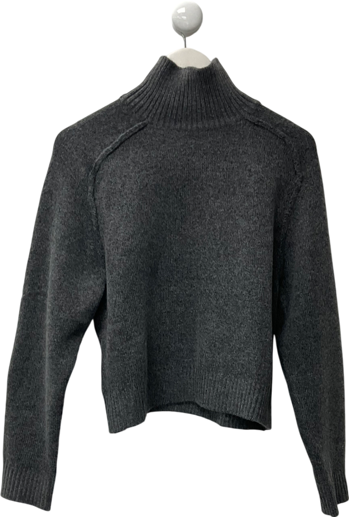 H&M Grey Turtleneck Jumper UK S