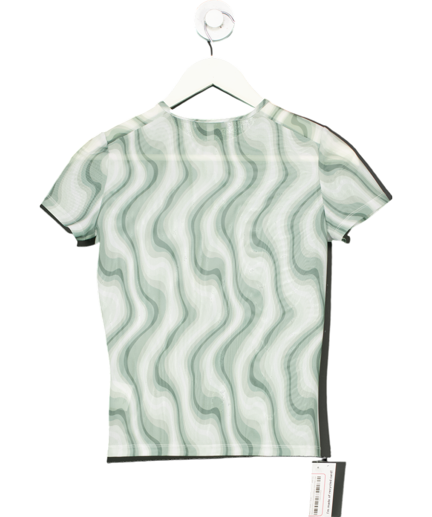 Miaou Green Mesh Swirl Blend T Shirt UK M