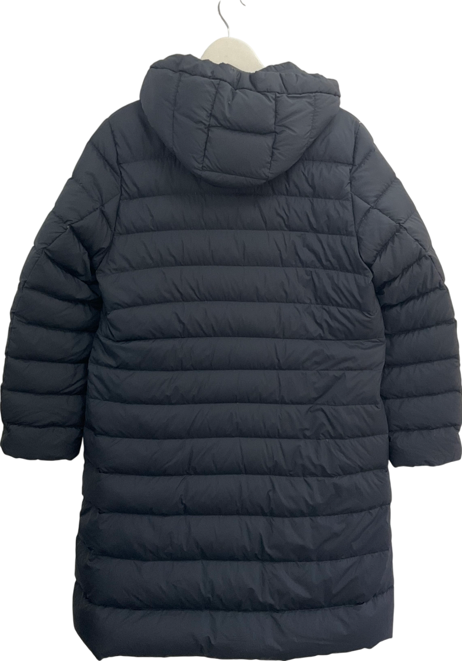 Uniqlo Black Seamless Down Long Coat UK L